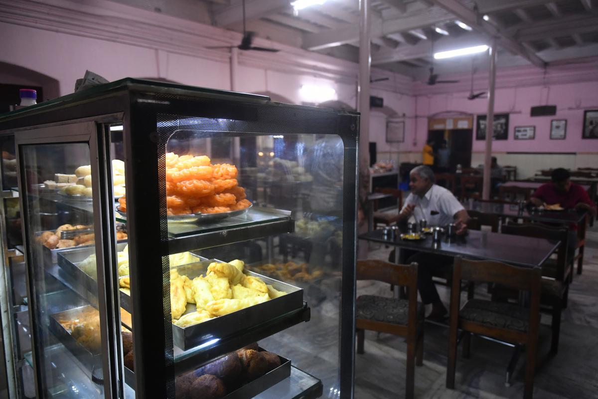 Traditional sweets at Bharath Coffee House 