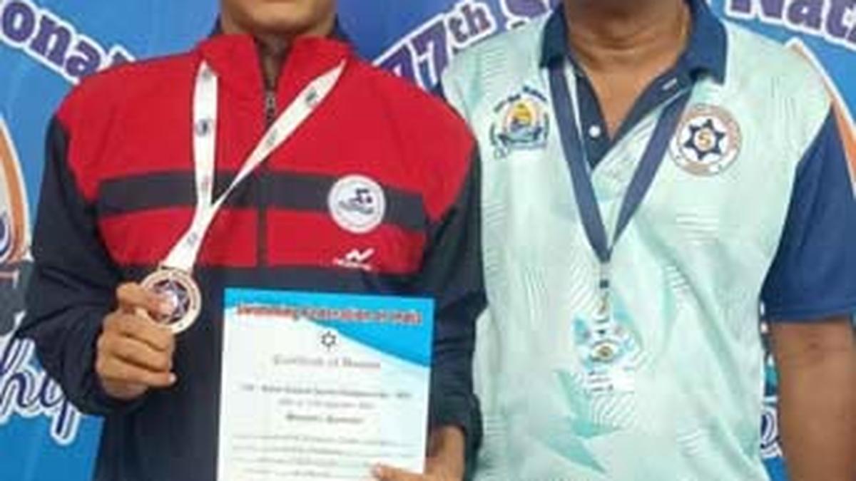 A.P. swimmer wins bronze medal at aquatics meet