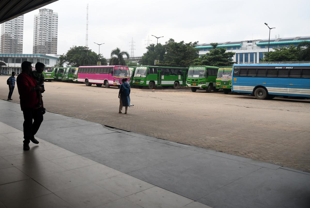 Private buses keep off road as workers, owners join strike