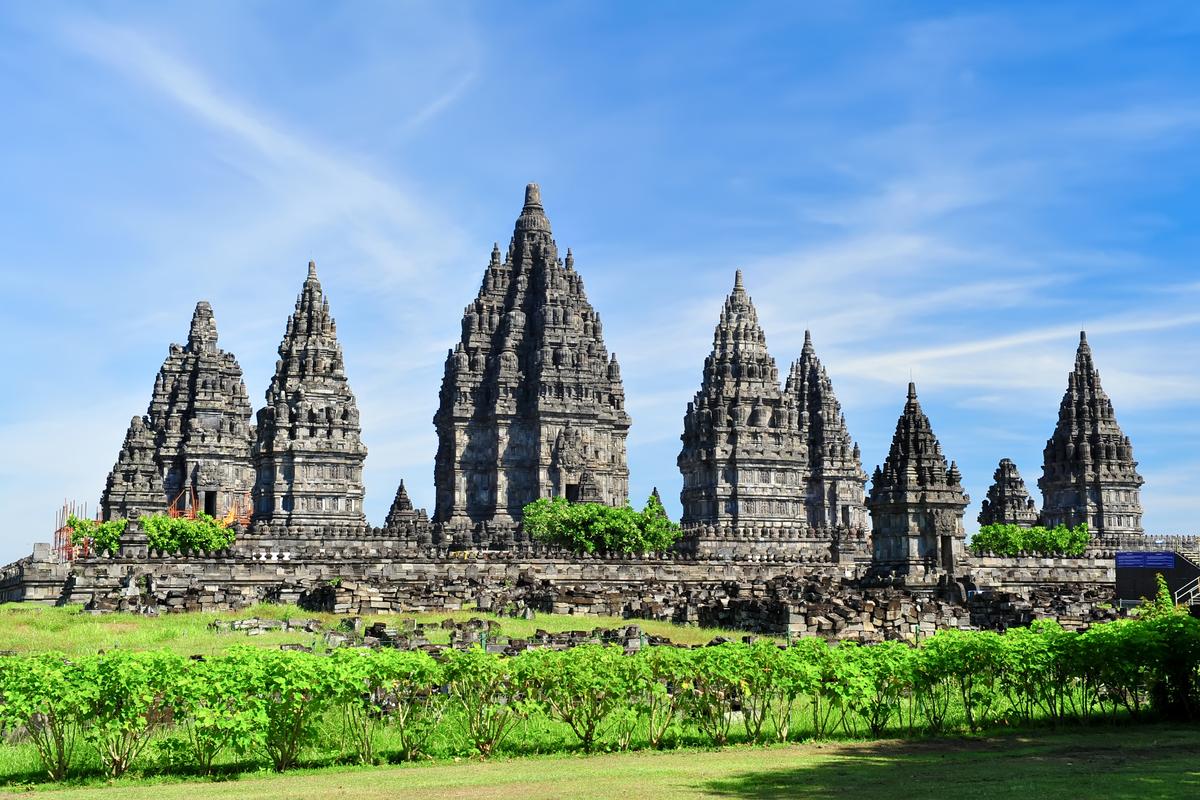 Prambanan ruins in East Java.