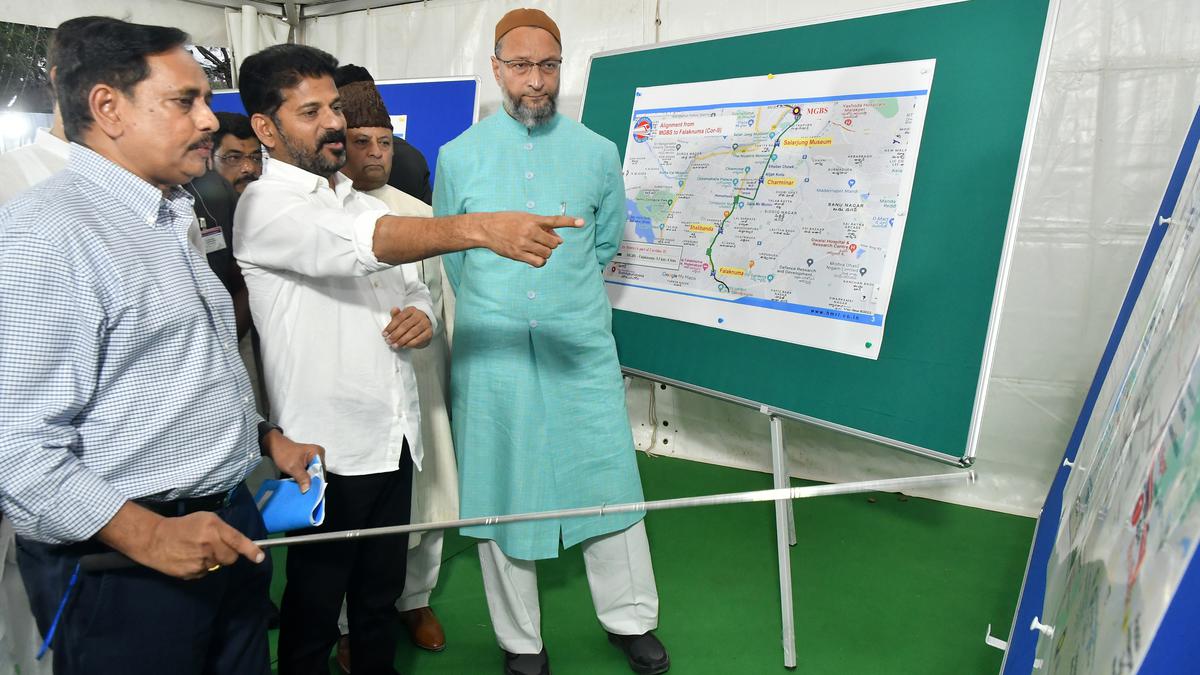 Telangana CM Revanth Reddy laid foundation stone for old city metro project in Hyderabad