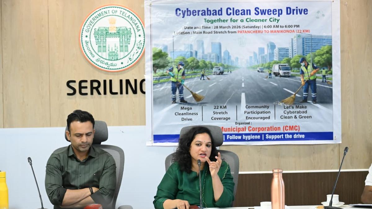 Cyberabad Municipal Corporation clears 953 MT waste in 22-km clean sweep drive