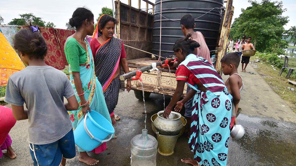 Assam flood situation improves; Shah, Odisha CM offer help