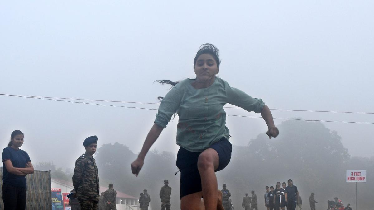 Recruitment rally for Agniveer General Duty (women military police) in Bengaluru