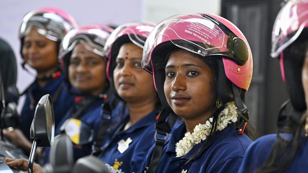 South Chennai MP hands over keys for EVs to women