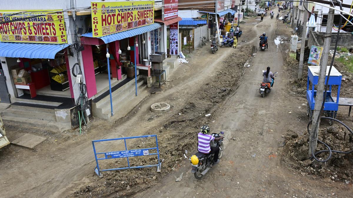 Motorists put to hardship due to dug-up roads in parts of Madipakkam