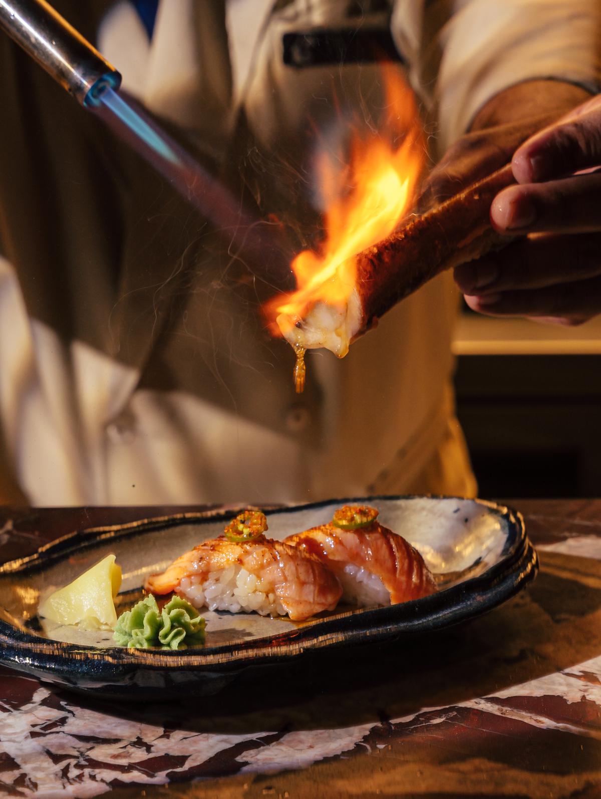 The salmon aguri The salmon aguri