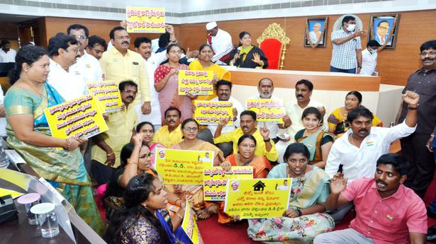 Housing, protocol violation issues rock GVMC council meeting in Visakhapatnam