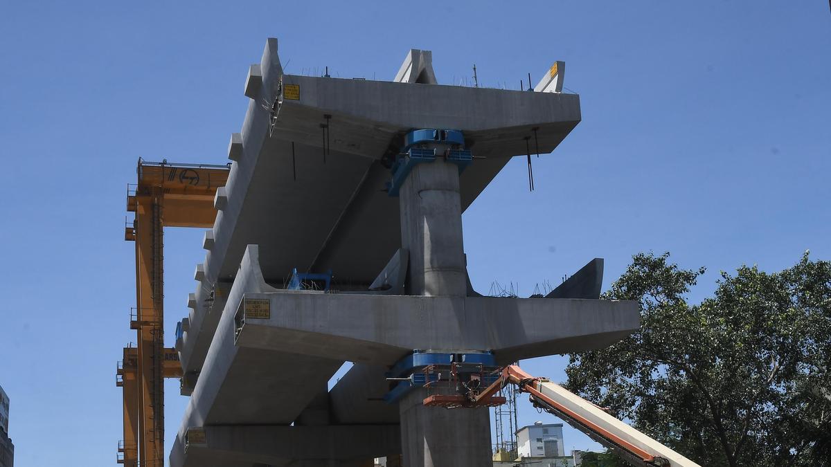 Construction worker dies after falling from Chennai Metro Rail viaduct near Valasaravakkam