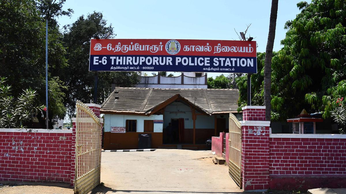 The 116-year-old police station that the British built in Thiruporur