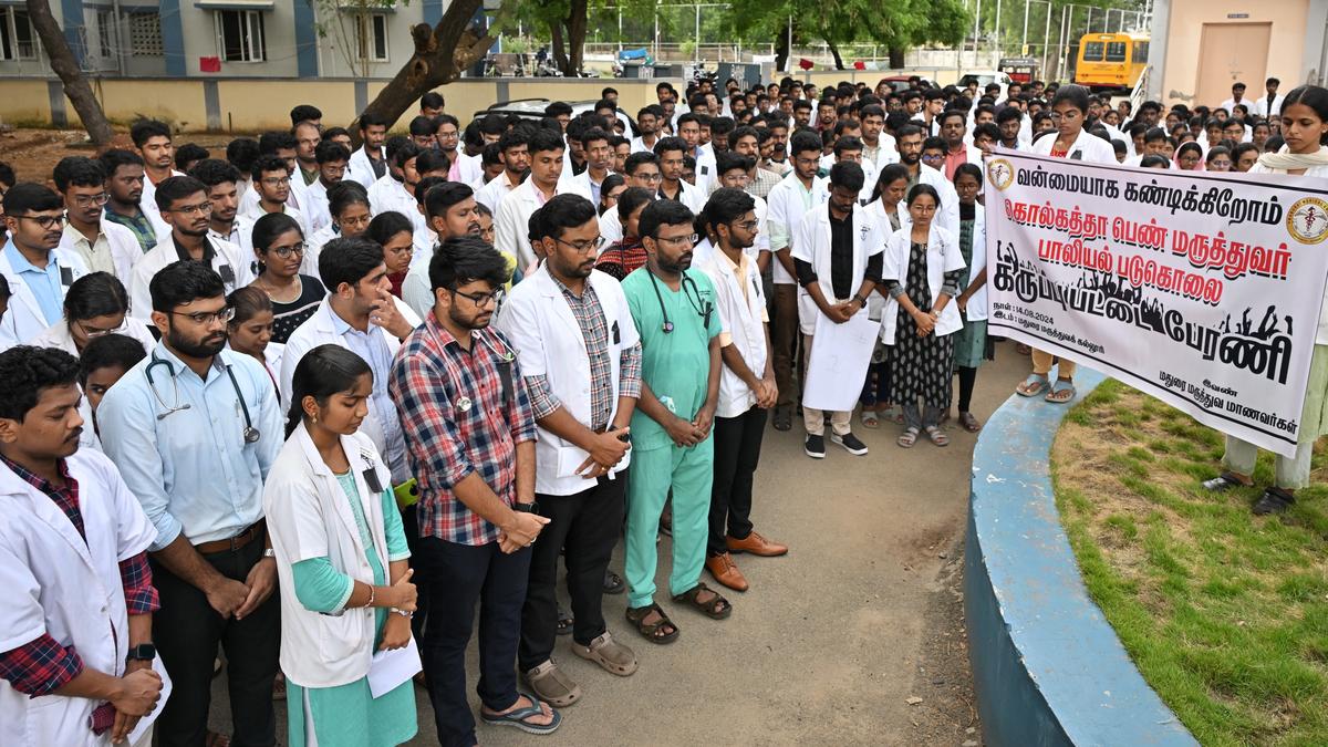 Protest against rape, murder of woman doctor in Kolkata