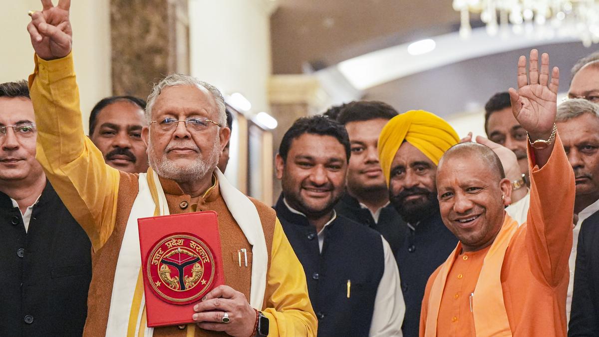 U.P. Finance Minister tables Budget FY24 in State Assembly