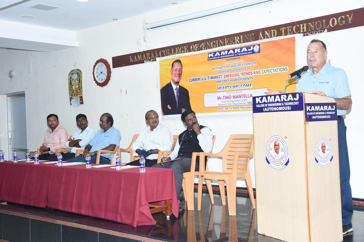 Culture and knowledge exchange program jointly organised by Relevantz Technology Services and Kamaraj College of Engineering and Technology, Virudhunagar.