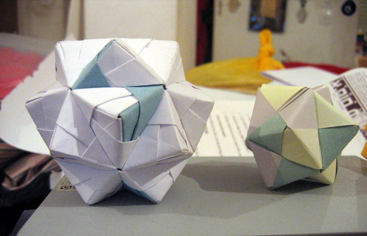 Modular shaped origami