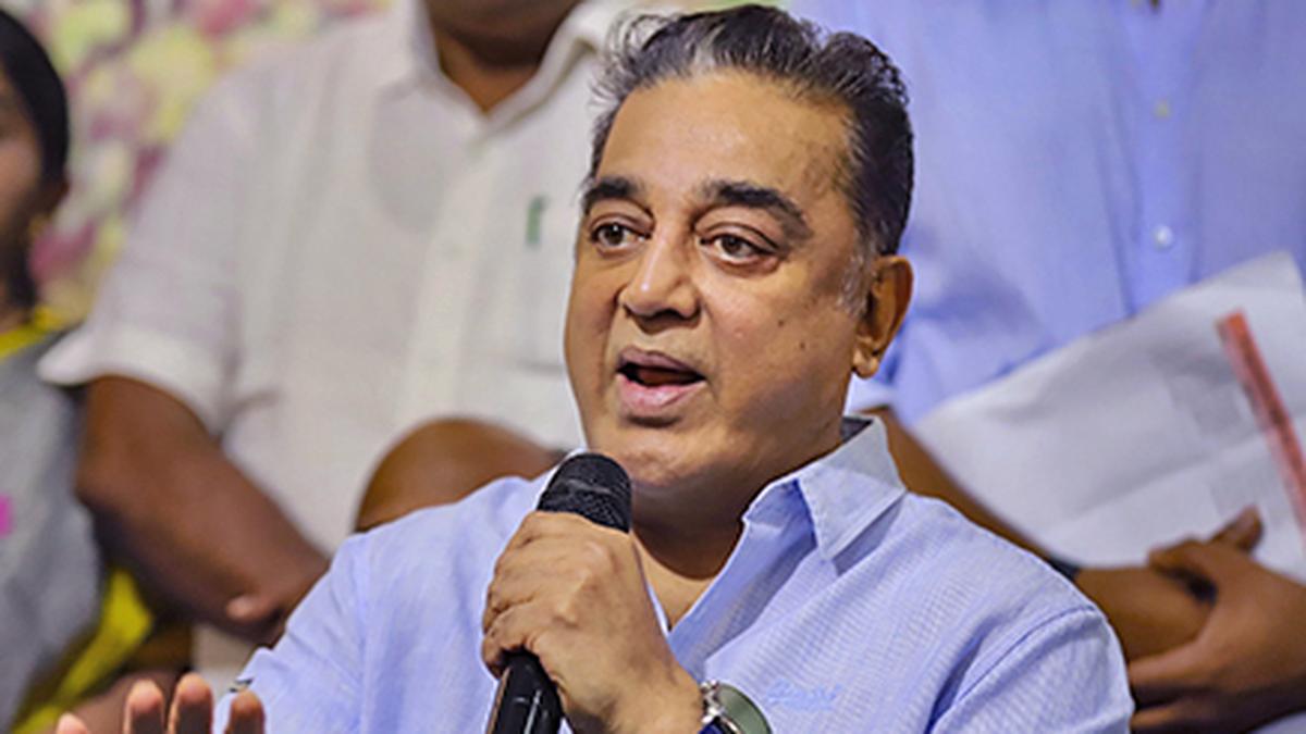 Kamal Haasan criticises Centre for ‘financial discrimination’ against T.N.