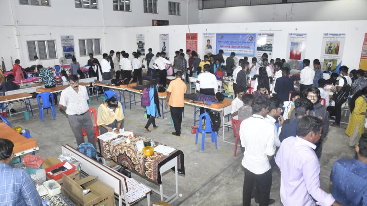 This Chennai college includes blood donation drives in its academic calendar