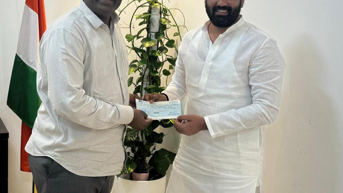 Anil Kumar Yadav donates a month’s salary to CMRF