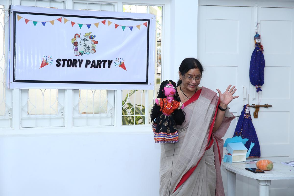 Renu Chamarthy durante una seduta