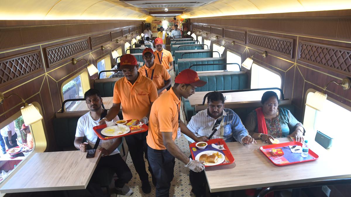 Haldiram’s first train-themed restaurant of Andhra Pradesh opened in ...