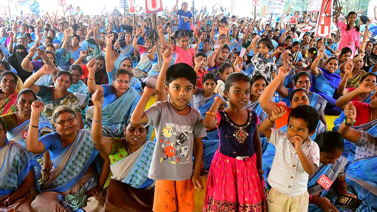 Bike rally, signature campaign organised in support of Anganwadi workers