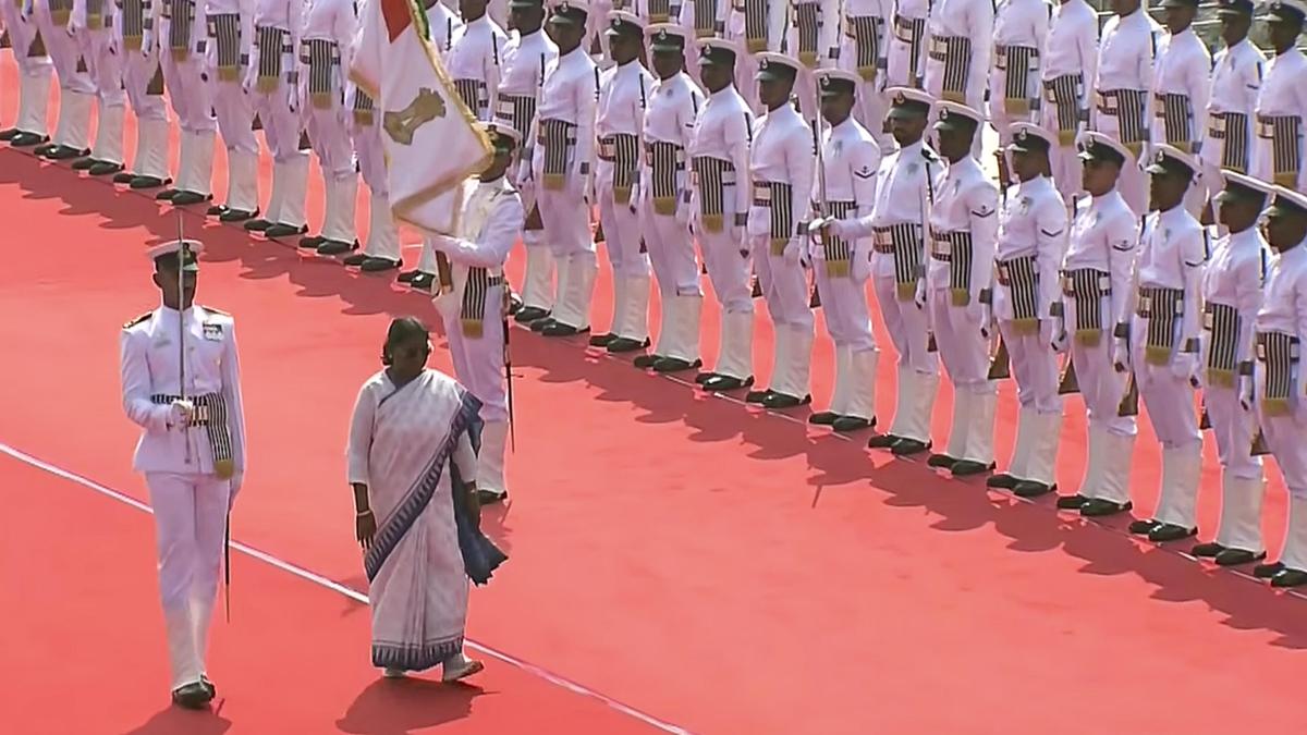 Indian Navy vigilant in safeguarding country's maritime interests: President Murmu