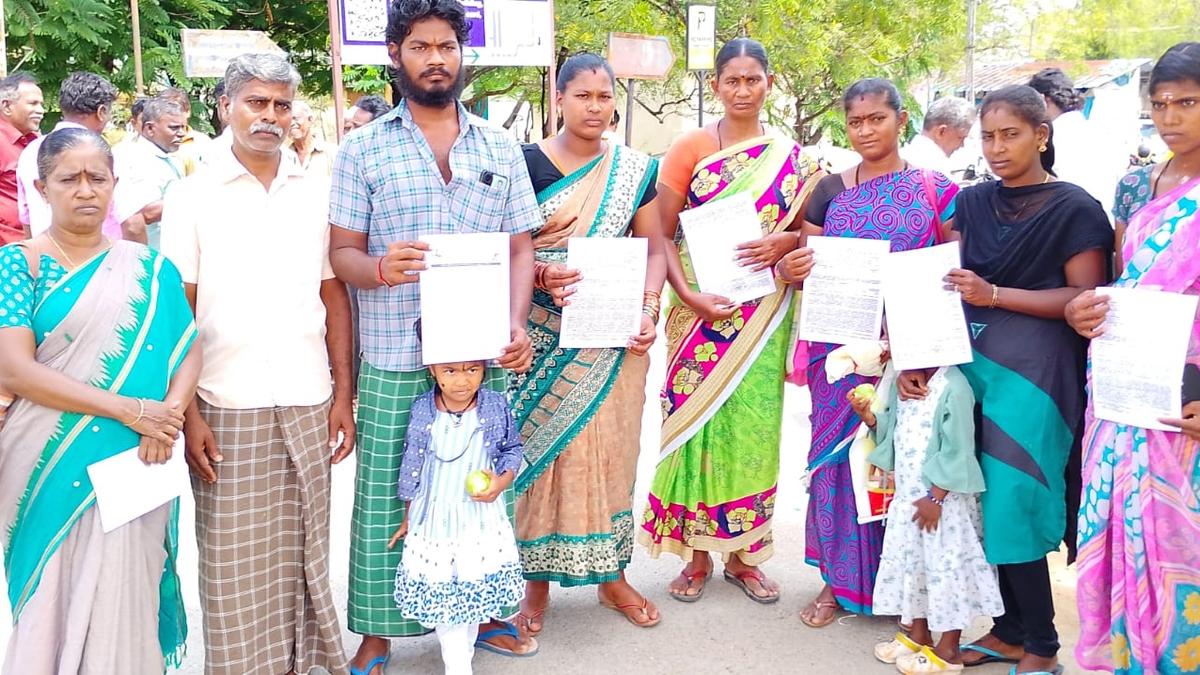 SC families shocked with allocation of 30 sq. metres of land for building houses in Watrap