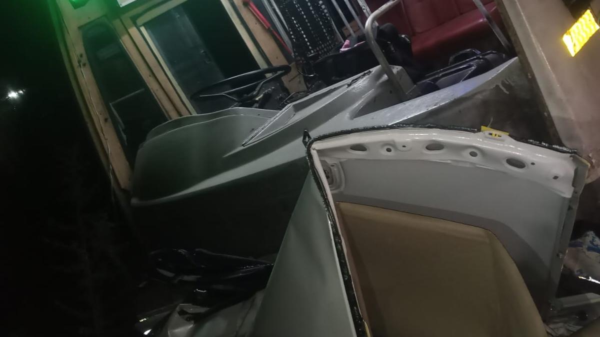 Five of a family, including baby, die in car-bus collision in Tiruppur district