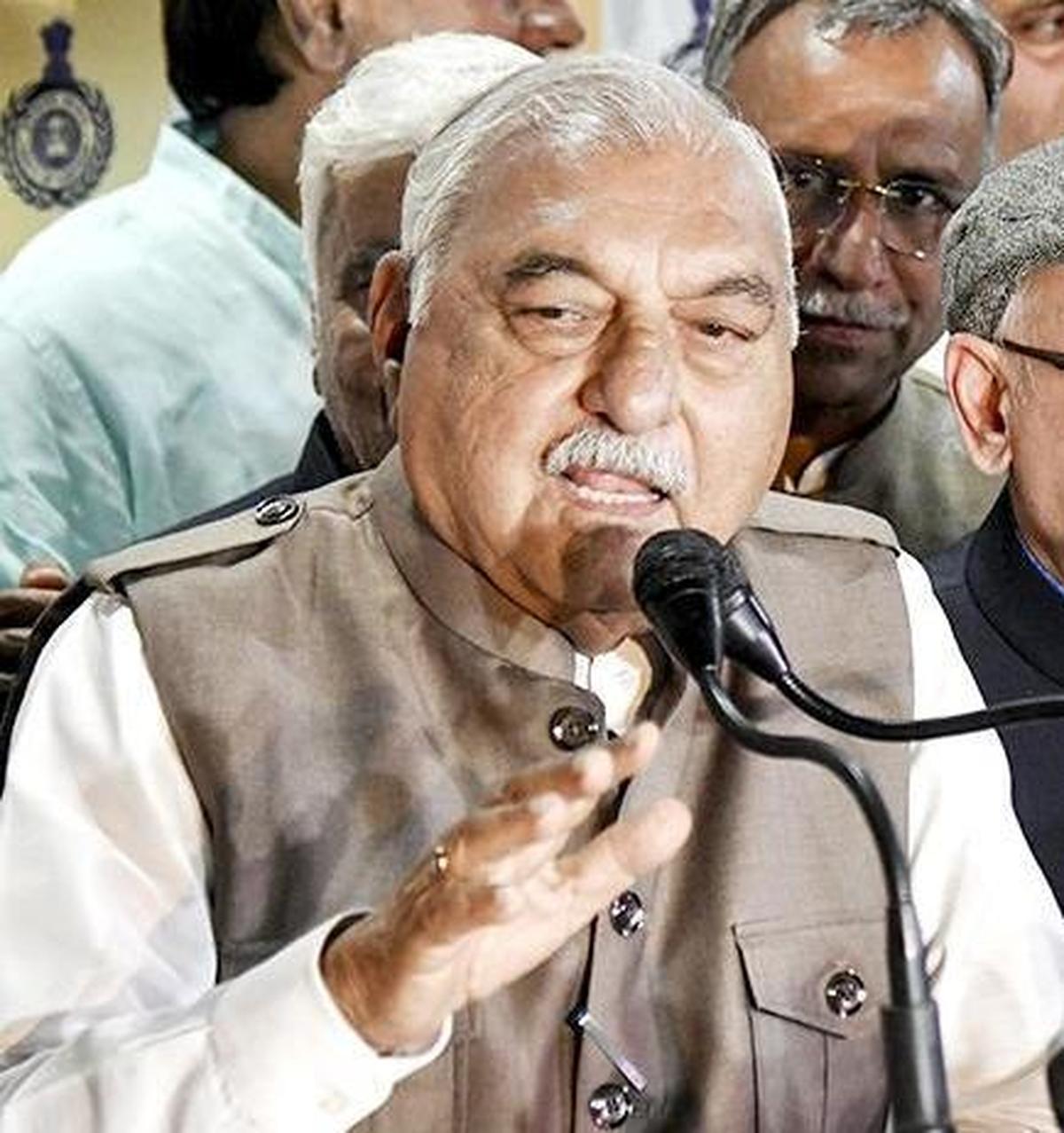 Former Haryana CM Hooda blames low procurement of crop on government’s “arbitrary” new rules
