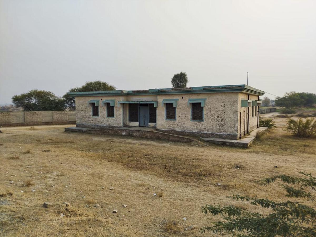 A local school, believed to be from where former prime minister Manmohan Singh got his early education, is seen at Gah village, in Chakwal district, Pakistan. 