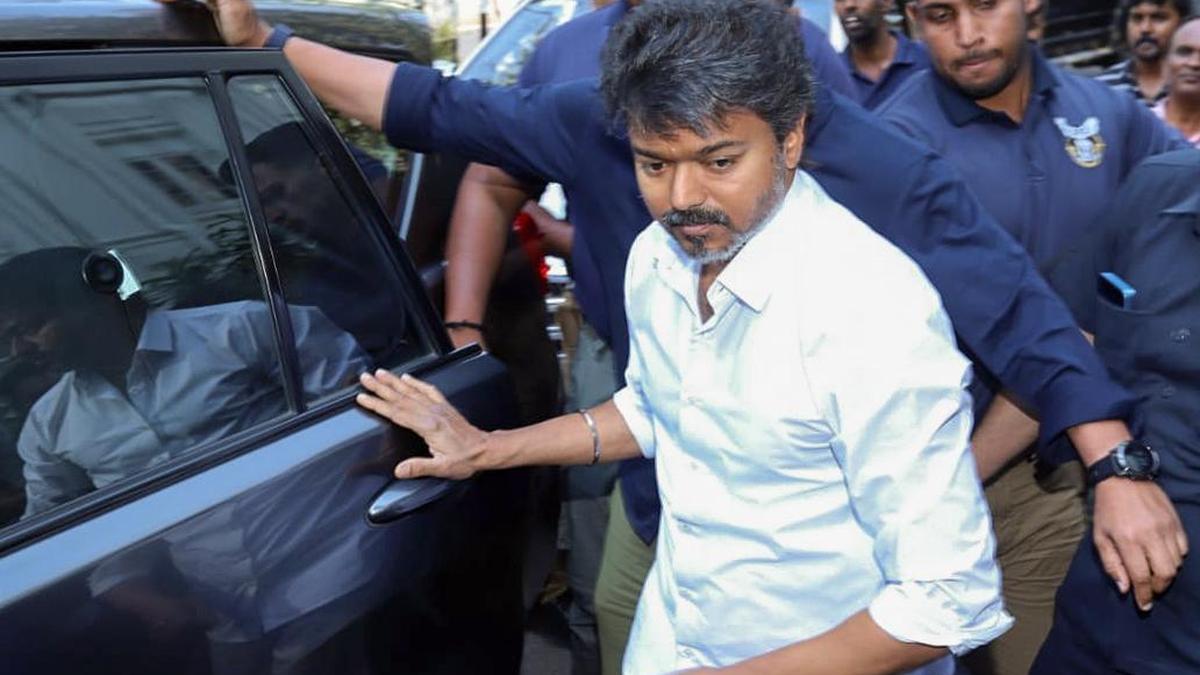 Vijay calls on CEO, given nod to hold public meeting at Perambur in Chennai