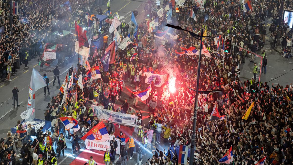 Serbia’s capital braces for a major anti-government rally as tensions mount