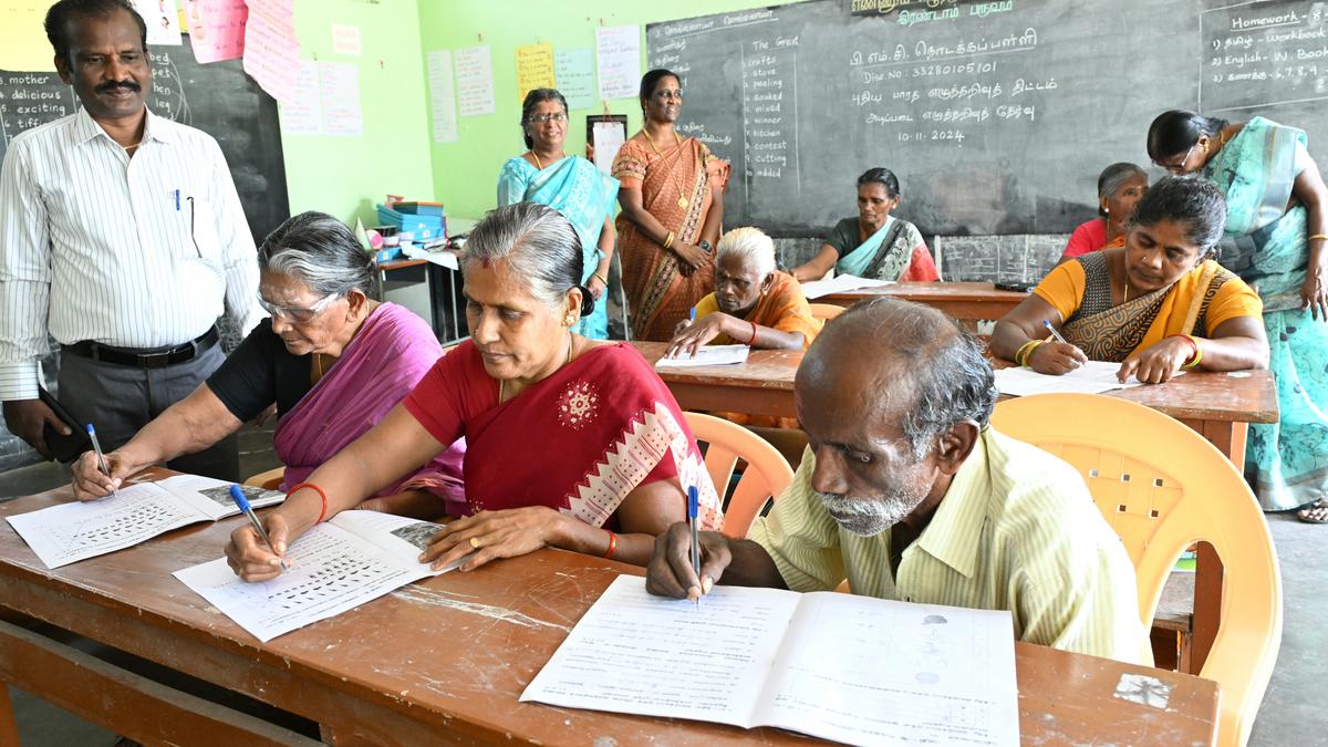 Adult literacy test conducted for 8,077 learners in Thoothukudi region