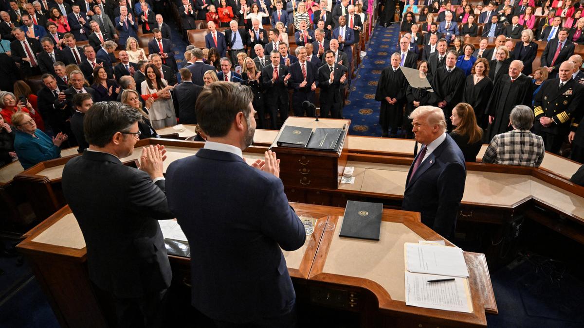 Trump address to Congress LIVE: ‘America is back’, says Donald Trump in first speech to U.S. Congress