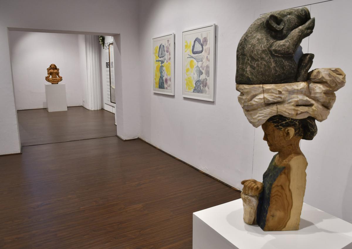 Exhibits from Sentient at Dwija Art Gallery