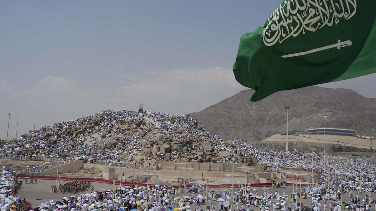 Muslim pilgrims converge at Mount Arafat for daylong worship as Haj reaches its peak