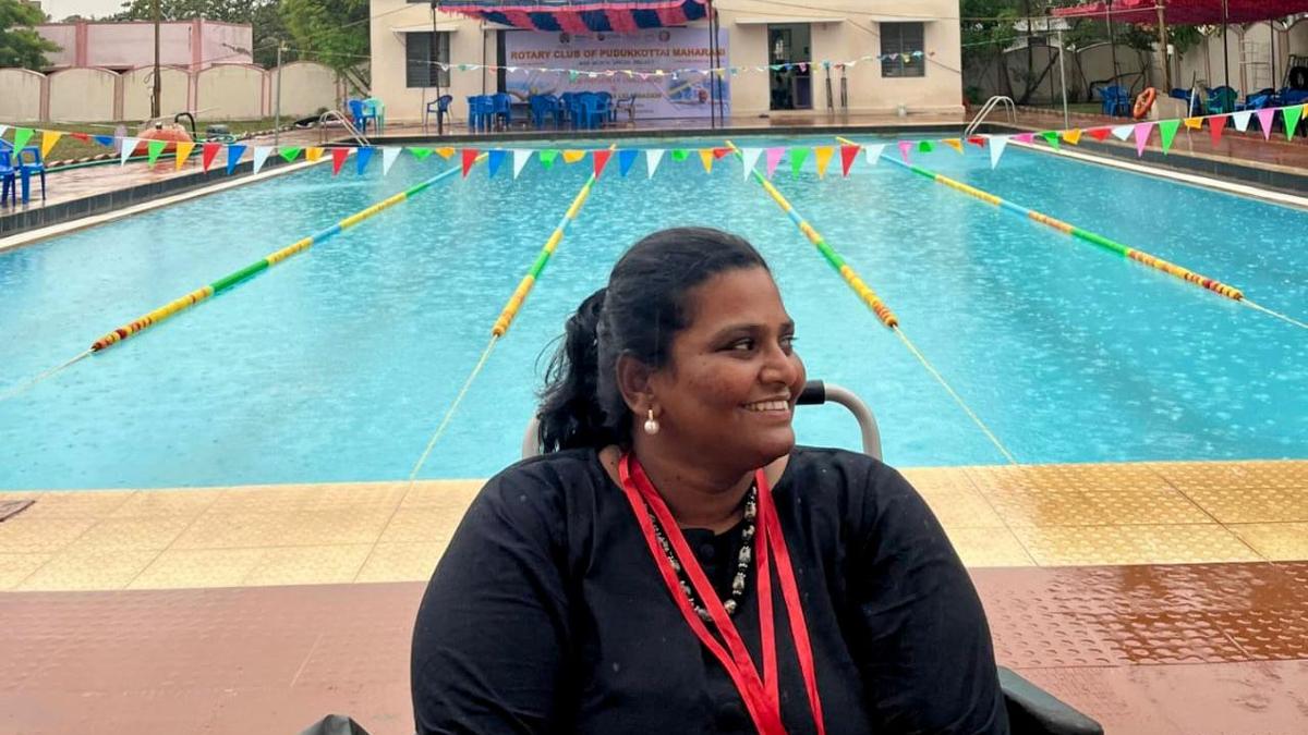 This national-level Paralympic swimmer dons many hats