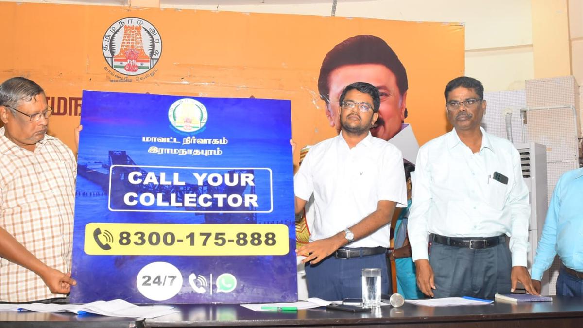 ‘Call your Collector’ service launched in Ramanathapuram