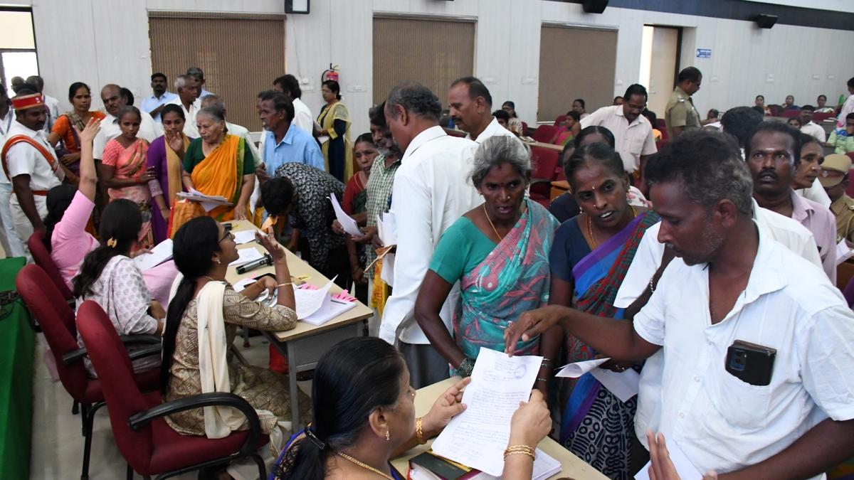 Weekly grievance day held in Salem and Namakkal