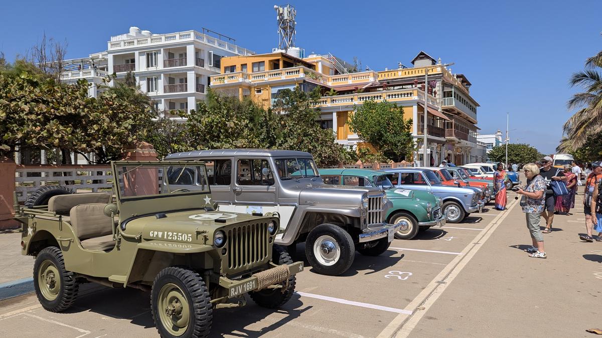 Cruising in style: Classic and vintage cars take a nostalgic road trip from Chennai to Puducherry