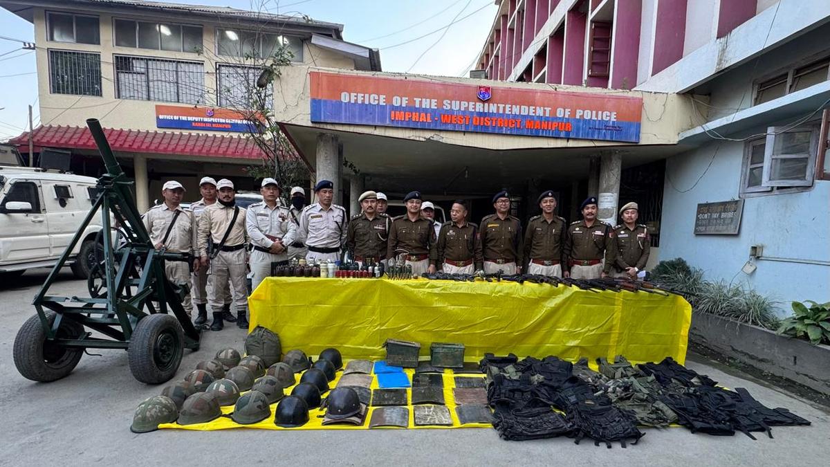 Manipur: 104 weapons surrendered in six districts