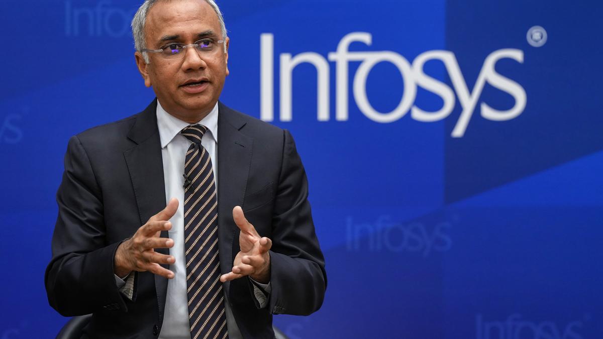 Infosys shares fall over 9; mcap declines by ₹59,349 crore post