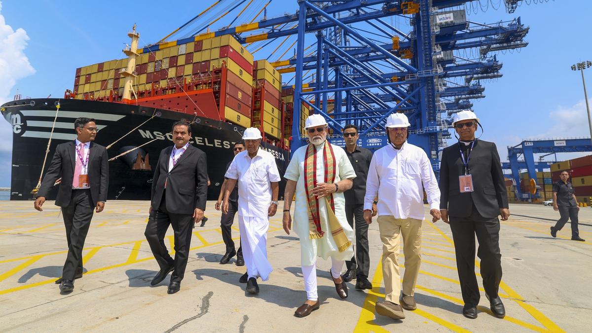 Political undercurrents mark Vizhinjam port inauguration by PM Modi
