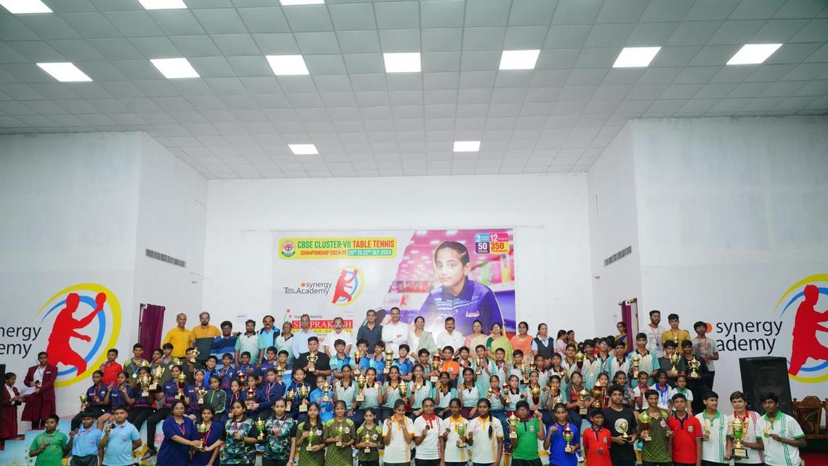 Table tennis championship concludes in Peddapuram