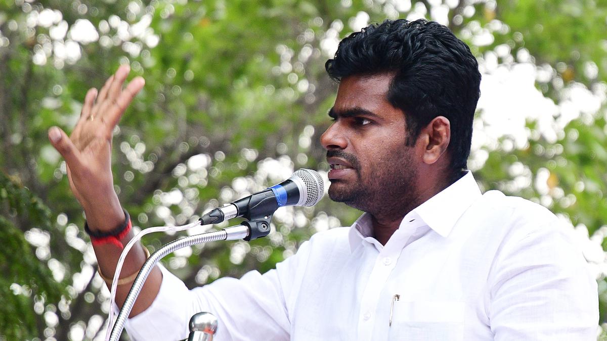 Annamalai says police must function without influence from ruling party