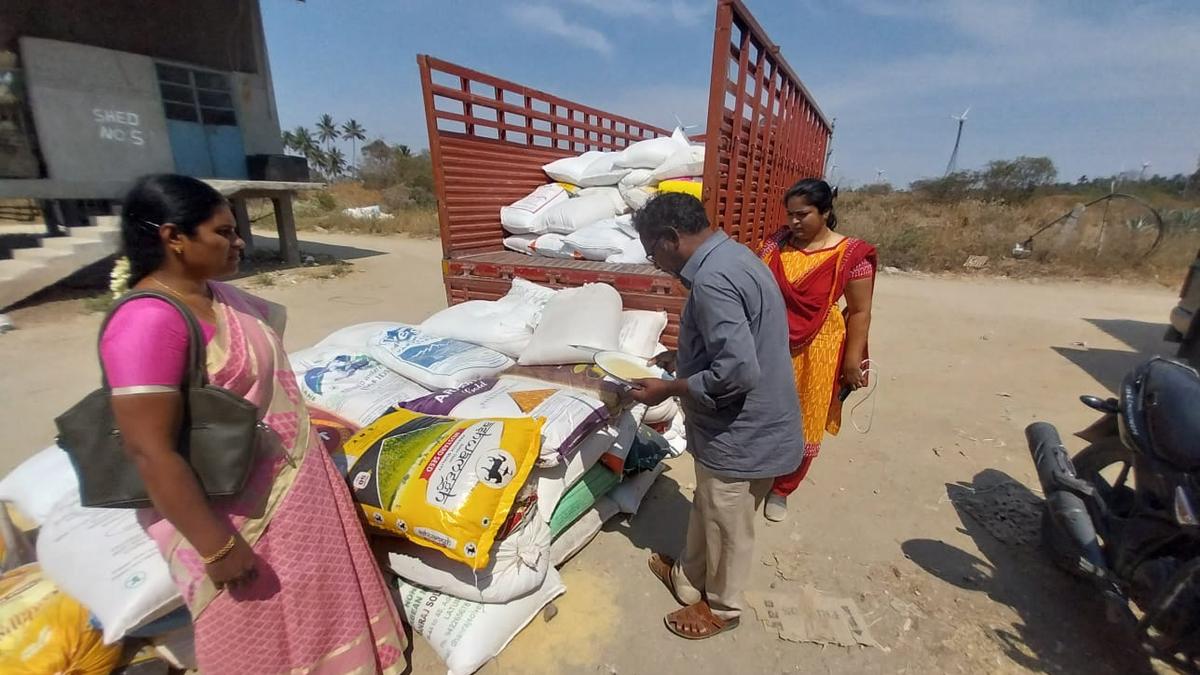 Civil Supplies CID seized 15 tonnes of ration rice from poultry farm near Coimbatore