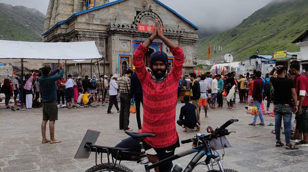 Youngsters from Kerala take arduous climb to Kedarnath on bikes