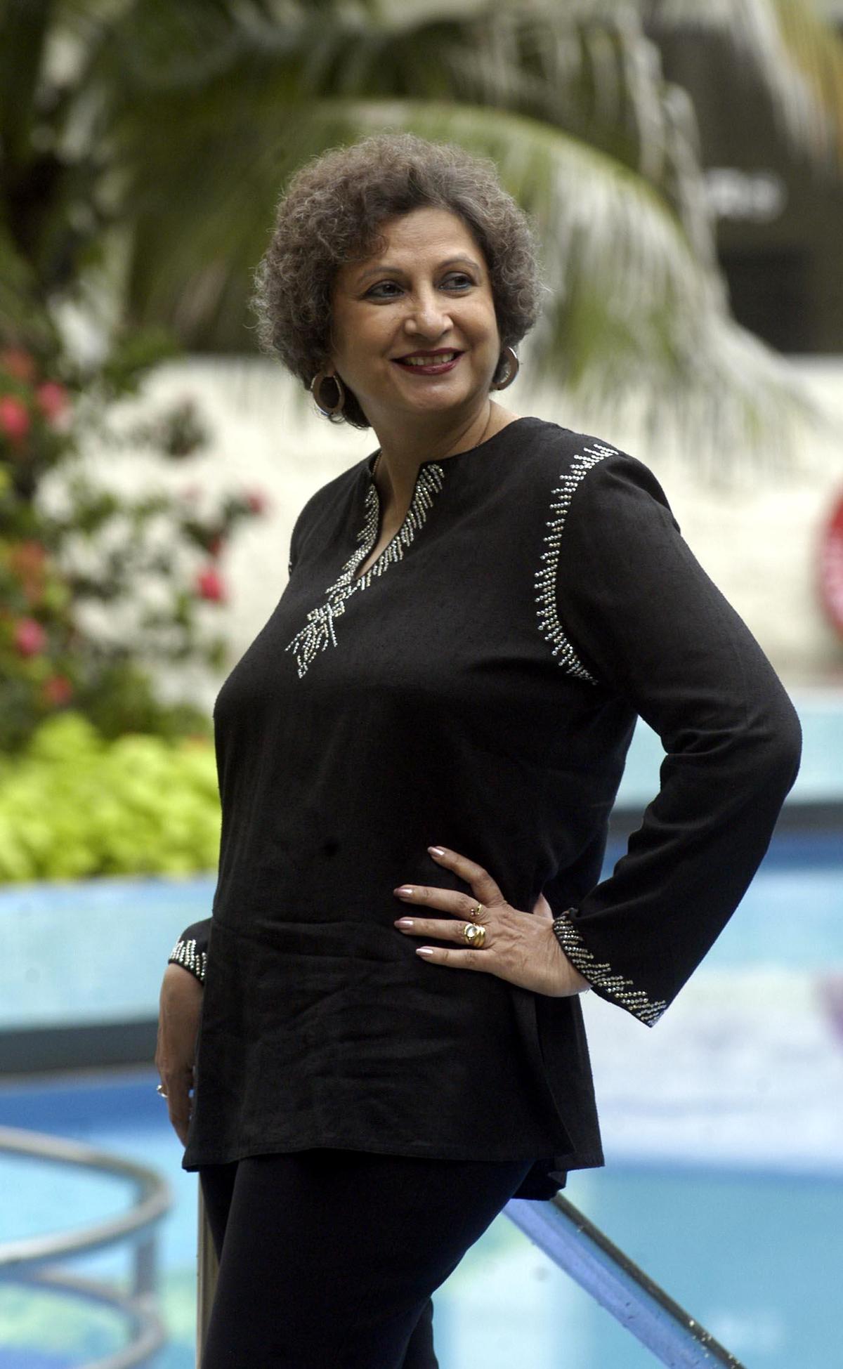 Former Miss India Meher Castelino in Hyderabad in 2003.