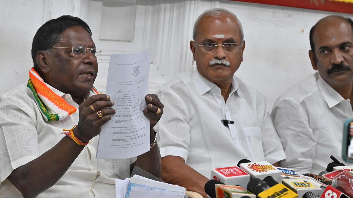 Congress alleges Puducherry Speaker tried to secure bank loan for accused in counterfeit drug case