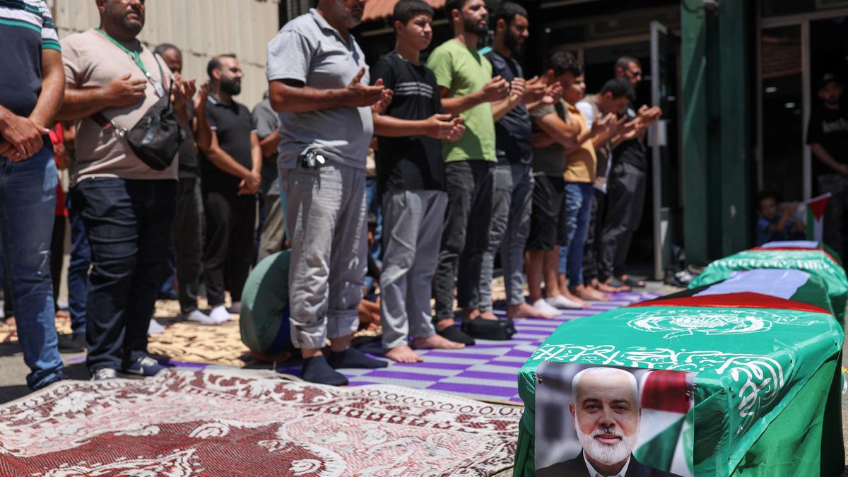 Slain Hamas leader Haniyeh’s funeral held in Qatar as worries of regional war mount