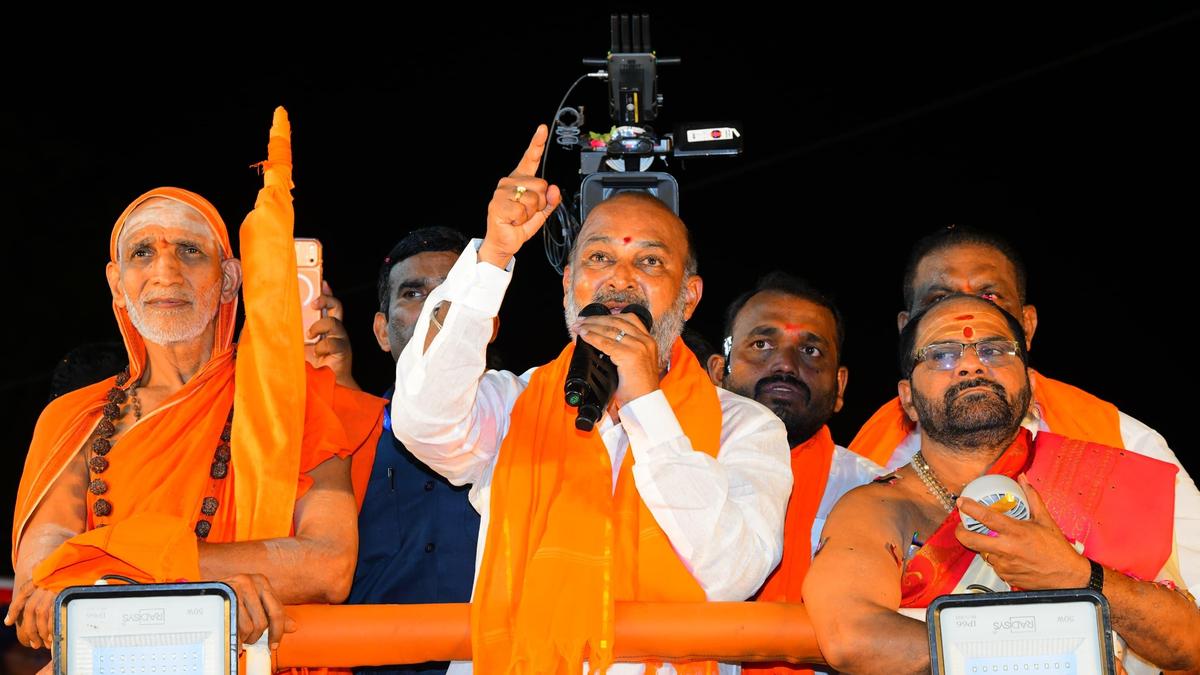 Attempts are being made to brand my son as a criminal: Bandi Sanjay Kumar